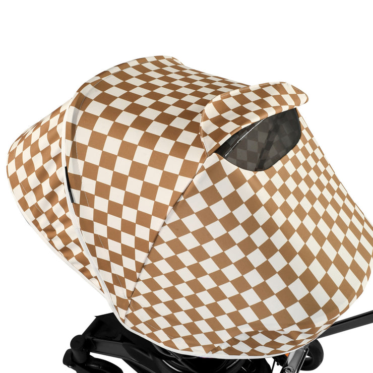 Stroller Canopy in Chestnut Check