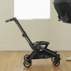 The Orbit Baby Infant Car Seat being docked onto the M+ Stroller SmartHub